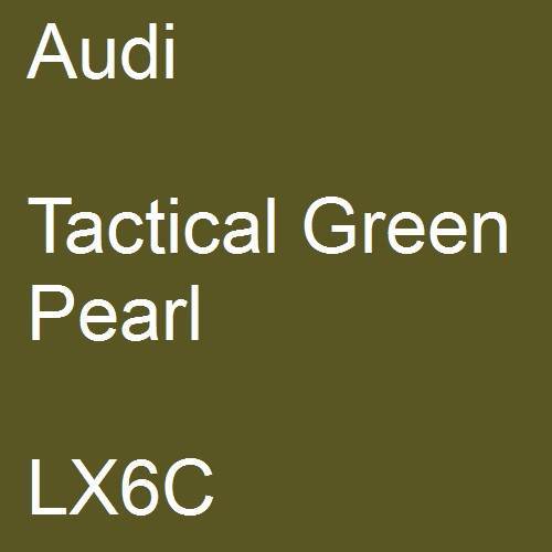 Audi, Tactical Green Pearl, LX6C.